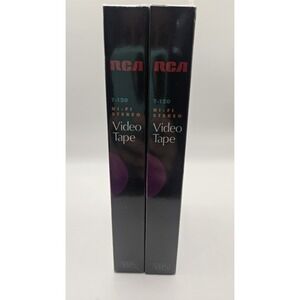 RCA T-120 6 Hours Hi-fi Stereo Blank Video VHS Tape Premium Daily Use SEALED Two